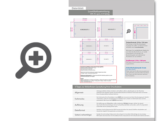 Product Bild loseblattsammlung_din_a5_quer__496_bl__tter_pro_sammlung__vorne_und_hinten_farbig_(4_4)