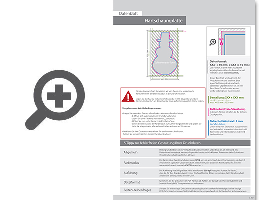 Product Bild hartschaumplatte_in_schneemann-form_konturgefr__st___einseitig_4_0-farbig_bedruckt