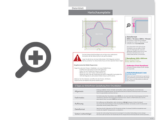 Product Bild hartschaumplatte_in_stern-form_konturgefr__st___einseitig_4_0-farbig_bedruckt