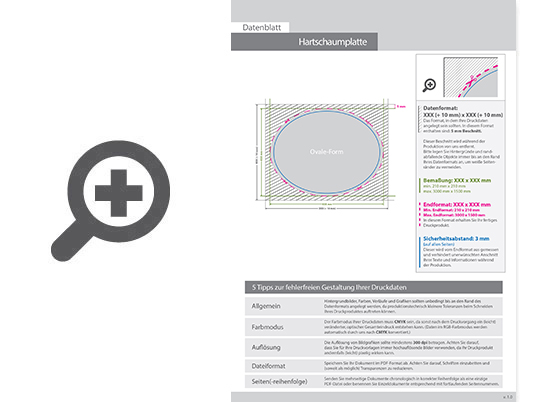 Product Bild hartschaumplatte_oval_(oval_konturgefr__st)___einseitig_4_0-farbig_bedruckt