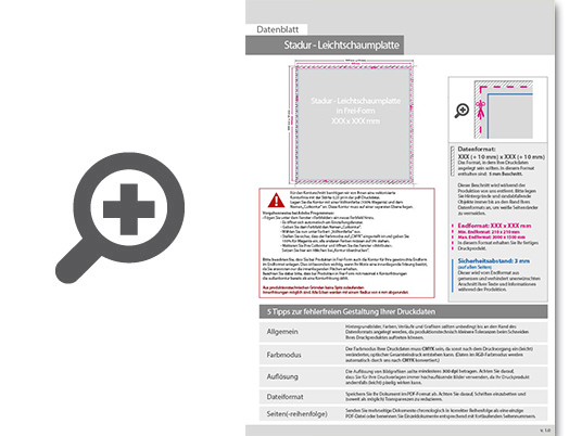 Product Bild leichtschaumplatte_stadur_in_frei-form_(max__4_konturfr__sungen_m__glich)___einseitig_4_0-farbig_bedruckt